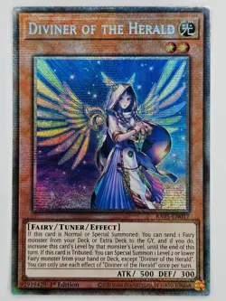 YuGiOh Rarity V 5 RA05-EN017 Diviner of the Herald Starlight Rare - Image 1