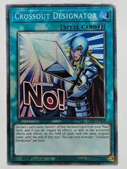 YuGiOh Rarity V 5 RA05-EN118 Crossout Designator Starlight Rare - Image 1