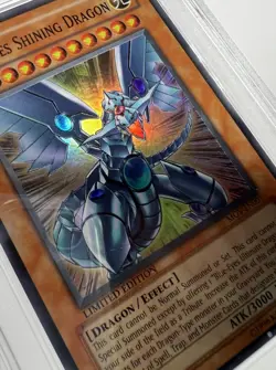 YuGiOh BLUE-EYES SHINING DRAGON #MOV-EN001 SUPER RARE🔥PSA 8 NM🔥LIMITED ED-2004 - Image 3