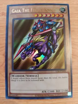 Gaia the Fierce Knight - LOB-EN006 - Near Mint NM - Ultra Rare - Unlimited - Image 1