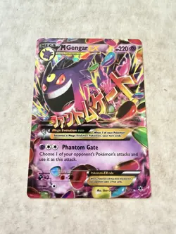 Pokemon TCG M Gengar EX Phantom Forces Card 35/119 Lightly Played - Image 1