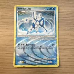 Pokemon Arceus Holo Rare Basic AR4 Arceus Set 90 HP English TCG Card - Image 1