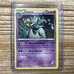 Golurk 59/124 Rare Theme Deck Exclusive 2012 Off-Center Pokemon Card LP-NM - Image 1