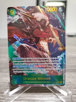 OP14-119 Dracule Mihawk FOIL SEC Alt Art One Piece TCG English Card M/NM - Image 1