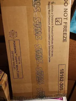 2023 McDonald's Pokemon Card #10. Sealed Box. 150 Packs. - Image 1