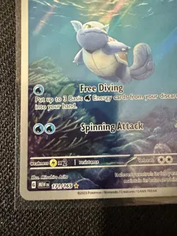 Pokemon TCG Wartortle Scarlet & Violet 151 Card Holo IR 171/165 - Image 4