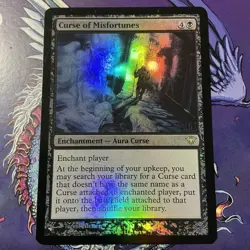 MTG Foil Curse of Misfortunes - Dark Ascension NM Card - Image 1