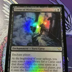 MTG Foil Curse of Misfortunes - Dark Ascension NM Card - Image 3