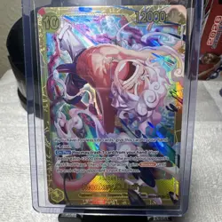 Bandai One Piece CCG Monkey D. Luffy EB04-061 12000/10 Full Art Holo Card - Image 1