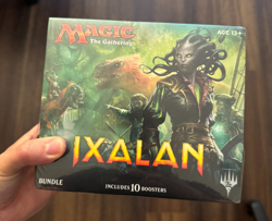 BUNDLE (Fat Pack) ~ IXALAN sealed MtG Magic card Box counter 10 Booster Packs + - Image 1
