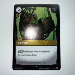 Salvage 224/298 Origins OGN Uncommon Spell Card Order NM TCG - Image 1