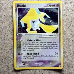 Jirachi 8/101 Hidden Legends Holo NM/LP Swirl!! Pokemon Card - Image 1