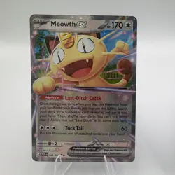 Meowth EX Pokemon Cards 062/088 Holo 2016 Basic Pokemon EX Rule Lot of 2 English - Image 2