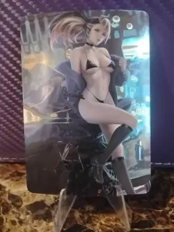 Akali League Of Legends Custom Sexy Doujin Waifu Double Sided Trading Card - Image 1