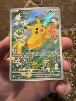 Pokemon Pikachu 088 Scarlet & Violet Promo Holo Card 2024 Basic English TCG - Image 1