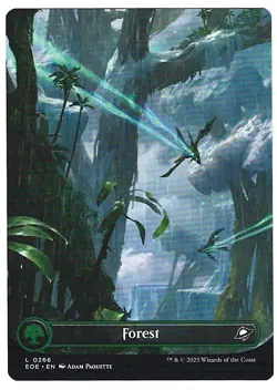 Forest - Full Art - NM - Edge of Eternities - MTG - Image 1
