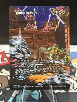 MTG: TMNT - Trouble in Pairs (Borderless) Regular M 0003 - Image 1
