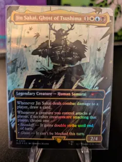 1x Jin Sakai, Ghost of Tsushima, 2226, Foil, Secret Lair, Magic MTG NM - Image 1