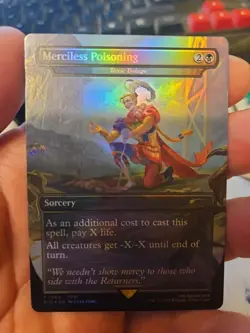 Toxic Deluge #1860 Merciless Poisoning FOIL NM MTG Final Fantasy Secret Lair - Image 1