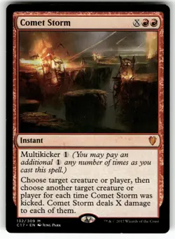 Comet Storm 132 Mythic Commander 2017 Near Mint - Image 1
