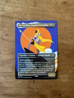 Syr Vondam, Sunstar Exemplar Borderless Rare Edge of Eternities EOE 302 MTG - Image 1