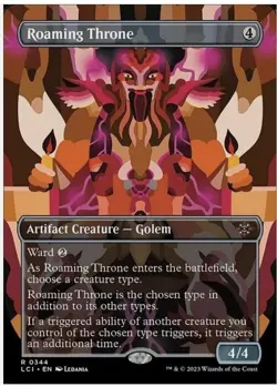 BORDERLESS Roaming Throne ~ The Lost Caverns of Ixalan [ NM ] [ Magic MTG ] - Image 1