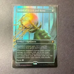 MTG Sword of Hearth and Home (Borderless Foil) P 0136 Commander: TMNT - Image 1