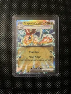 Pokemon TCG Dragonite EX Sv03: Obsidian Flames Holo Double Rare Card 159/197 - Image 1