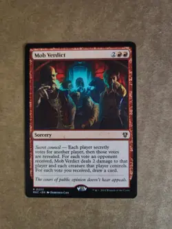 Mob Verdict Commander: Murders at Karlov Manor 33 MTG Combine Ship 1-10 $4.88 - Image 1