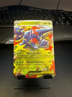 Pokemon TCG, Mega Heracross Ex 004/094 - Phantasmal Flames - Image 1