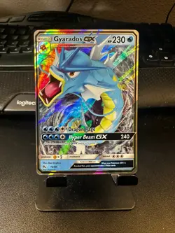 2019 Pokemon Hidden Fates Gyarados GX 16/68 Ultra Rare Holo SM Sun & Moon NM - Image 1