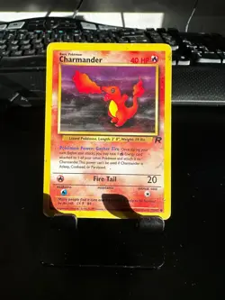 Charmander 50/82 Team Rocket Pokemon TCG 1999 HP - Image 1
