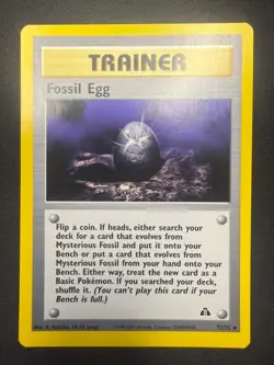 Fossil Egg 72/75 | Neo Discovery | Pokemon Card | NM - Image 1