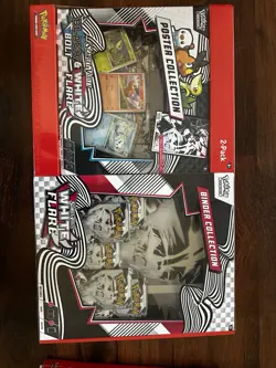 Pokemon Scarlet & Violet Black Bolt White Flare 2-Pack Poster Binder Boosters NR - Image 4