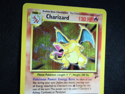 Pokemon Charizard 4/130 Holo Base Set 2 Unlimited (Moderately Played) - Image 4