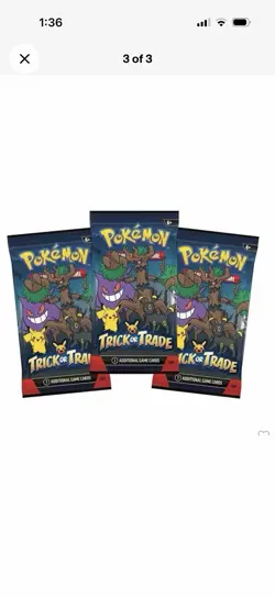 Pokemon TCG 2024 Trick or Trade BOOster Bundle Halloween 35 Mini Packs NOS - Image 5