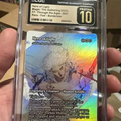 Hero of Light - Adeline, Resplendent Cathar MTG Final Fantasy CGC Pristine 10 - Image 1