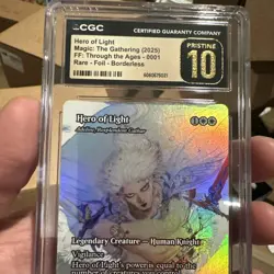 Hero of Light - Adeline, Resplendent Cathar MTG Final Fantasy CGC Pristine 10 - Image 5