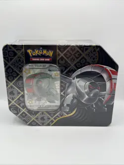 Pokemon TCG Scarlet & Violet Paldean Fates Iron Treads EX Tin (Factory Sealed) - Image 1