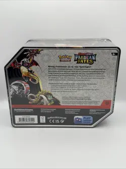 Pokemon TCG Scarlet & Violet Paldean Fates Iron Treads EX Tin (Factory Sealed) - Image 4