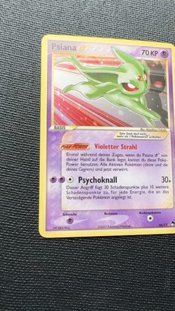 2007 GERMAN POKEMON EX POP SERIES 5 ESPEON GOLD STAR PSIANA 16/17 MP/LP! - Image 2