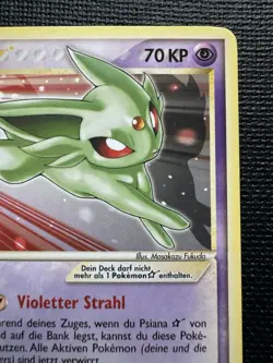 2007 GERMAN POKEMON EX POP SERIES 5 ESPEON GOLD STAR PSIANA 16/17 MP/LP! - Image 4