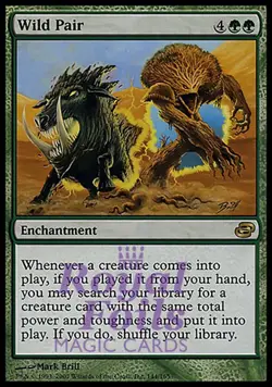 Wild Pair 1x FOIL PLC MTG Planar Chaos Rare MINT green - Image 1