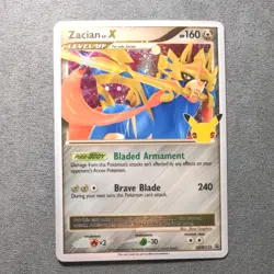 Pokemon English - Celebrations Black Star Promo - Zacian Lv.X SWSH135 - NM - Image 1