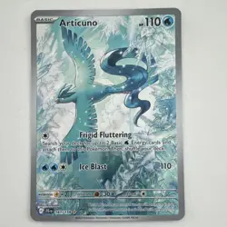 Pokemon Articuno 161/159 SV09 Illustration Rare Full Art Holo 110 HP - Image 1