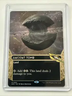 MTG Ancient Tomb 0001 (Borderless) EOE: Stellar Sights (Regular) NM - Image 1