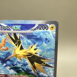 Zapdos ex 202/165 Sv: Scarlet & Violet Pokemon 151 - Special Illustration Rare - Image 3