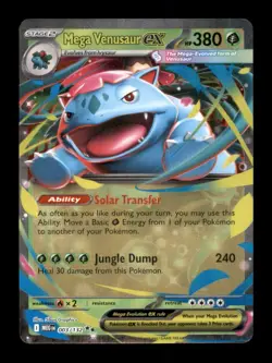 MEGA VENUSAUR EX 003/132 DOUBLE RARE MEGA EVOLUTION POKEMON HOLO NM/M - Image 1