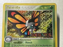POKEMON TCG BEAUTIFLY 2/107 EX DEOXYS Stamped HOLO RARE LP - Image 4