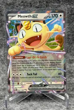Meowth ex 062/088 Pokemon Double Rare Perfect Order Near Min - Image 1